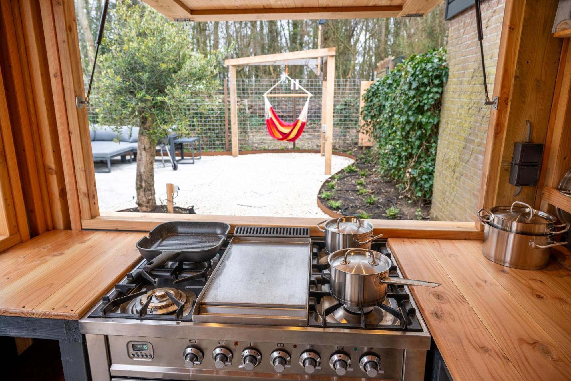 Kahakai Beach House - Unique Outdoor Kitchen - Next To Local Lake And 15 Min. The From Beach Noordwijkerhout Exteriér fotografie